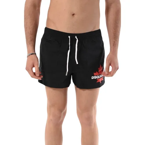 Boxer Shorts with Drawstring Waist , male, Sizes: XL, S, 2XL, M, L - Dsquared2 - Modalova