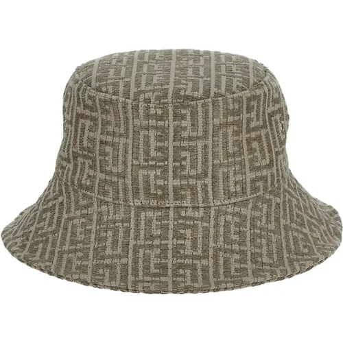 Stilvoller Geometrischer Bucket Hat - Balmain - Modalova