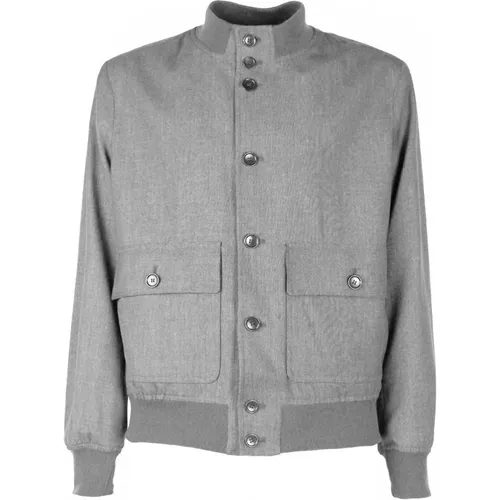 Elegant Sporty Wool Bomber Jacket , Herren, Größe: L - Loro Piana - Modalova