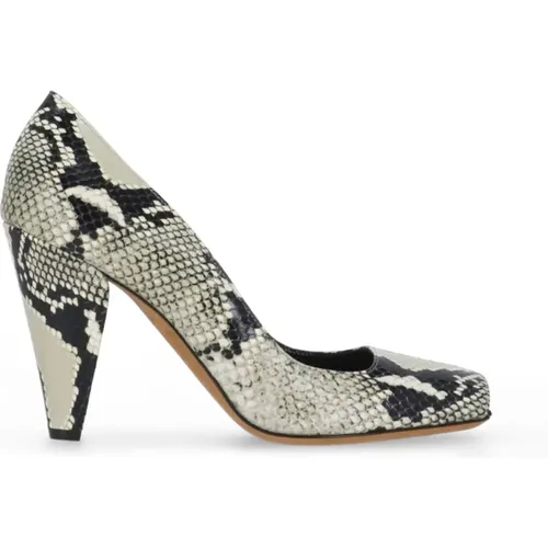 Pythonleder High Heels Offene Schuhe - Khaite - Modalova