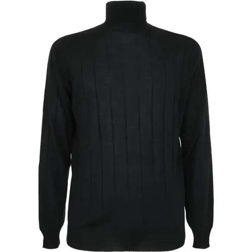 Grüner Merino Rollkragenpullover , Herren, Größe: 2XL - Filippo De Laurentiis - Modalova