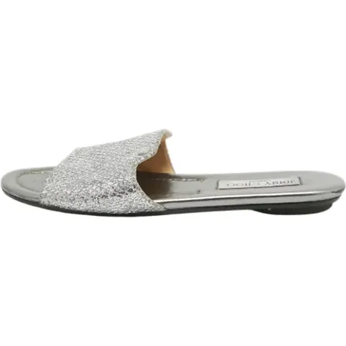 Pre-owned Leder flats , Damen, Größe: 37 EU - Jimmy Choo Pre-owned - Modalova