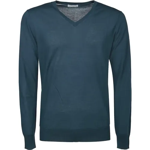 V-Neck Sweater Plain , male, Sizes: L - Ballantyne - Modalova