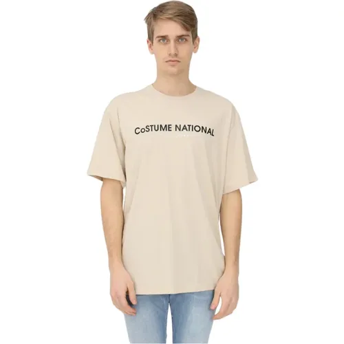 T-Shirt con logo , male, Sizes: L - Costume National - Modalova