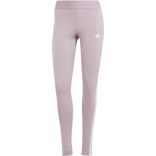 Essentials 3-Stripe Leggings , Damen, Größe: L - Adidas - Modalova