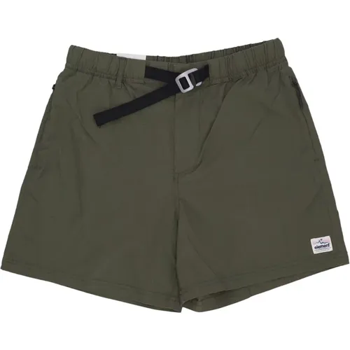 Ripstop Elastische Taille Walkshort mit Taschen , Herren, Größe: S - Element - Modalova