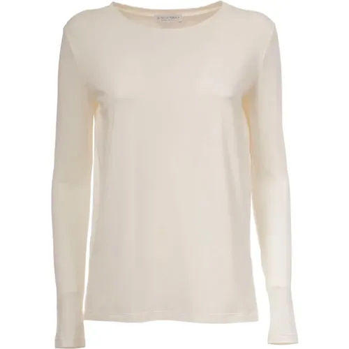 Comfort Fit Long Sleeve T-Shirt , female, Sizes: XS, S - Le Tricot Perugia - Modalova