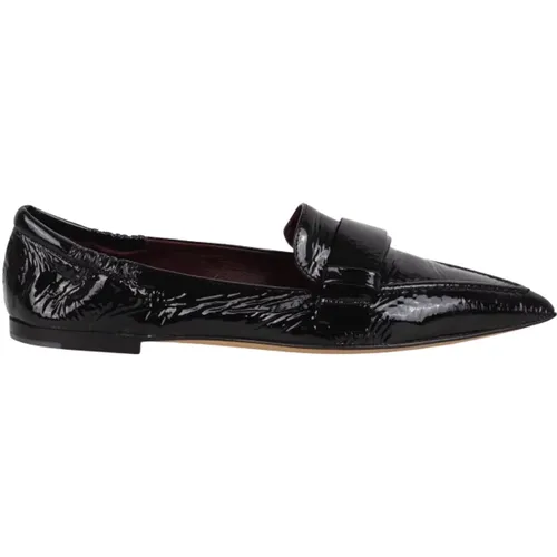 Schwarze Lackleder Ballerina Schuhe - Pomme D'or - Modalova