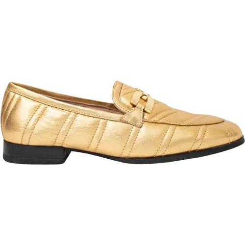 Goldener Loafer Dexter Limited Edition , Damen, Größe: 40 EU - Unisa - Modalova