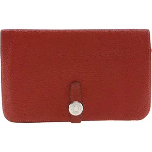 Pre-owned Leather wallets , female, Sizes: ONE SIZE - Hermès Vintage - Modalova