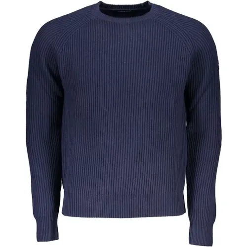 Umweltfreundlicher Blauer Pullover mit Kontrastdetails , Herren, Größe: 3XL - North Sails - Modalova