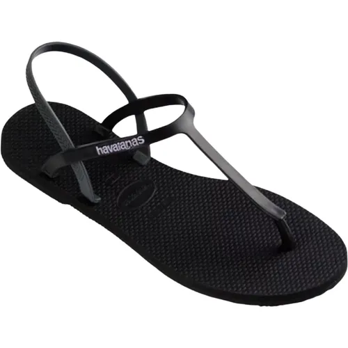 Sandalen schwarz , Damen, Größe: 35 EU - Havaianas - Modalova