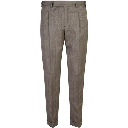 Grey Trousers for Men , male, Sizes: M - PT Torino - Modalova