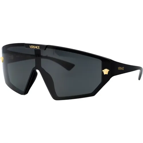Stylish Sunglasses with Model 0Ve4461 , male, Sizes: 47 MM - Versace - Modalova
