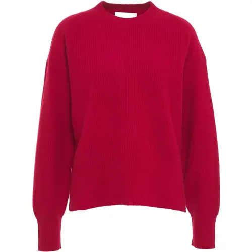 Roter Wollpullover Strick Aw24 - closed - Modalova