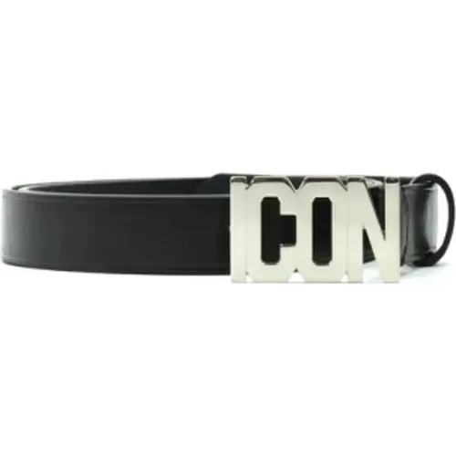 Icon Plaque Belt , female, Sizes: 95 CM, 90 CM, 85 CM, 80 CM - Dsquared2 - Modalova