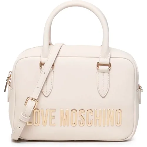 Logo Bag with Adjustable Strap , female, Sizes: ONE SIZE - Love Moschino - Modalova