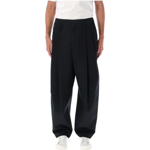 Wide-Leg Trousers Aw24 , male, Sizes: 3XS, 2XS - Kenzo - Modalova