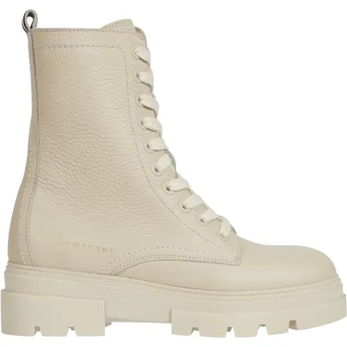 Lace-up boot , female, Sizes: 3 UK - Tommy Hilfiger - Modalova