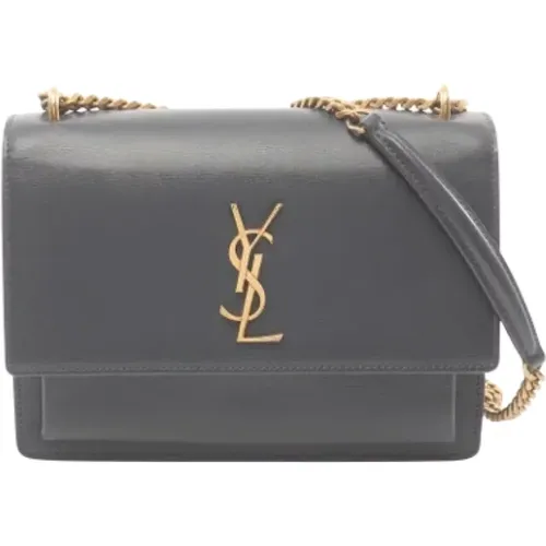 Pre-owned Leather shoulder-bags , female, Sizes: ONE SIZE - Yves Saint Laurent Vintage - Modalova