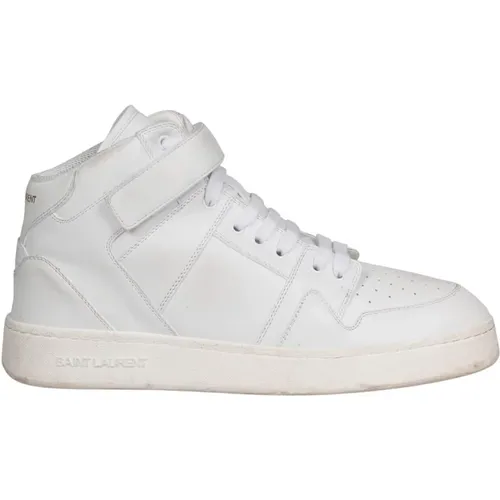 Abgenutzte Leder Lax Sneakers , Herren, Größe: 41 1/2 EU - Saint Laurent - Modalova