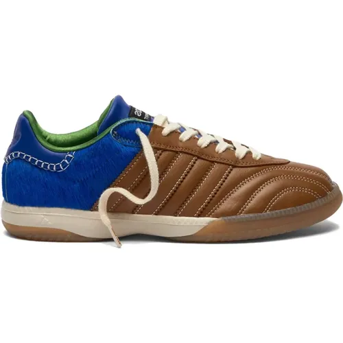 Samba Millenium Blaue Sneakers , Herren, Größe: 39 1/2 EU - Adidas - Modalova