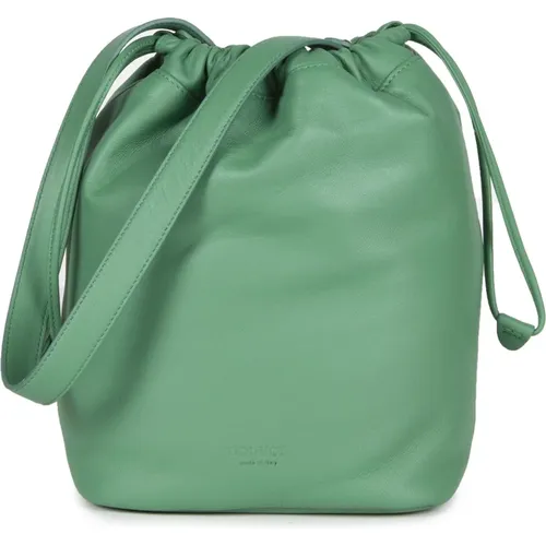 Grüne Bucket Bag mit verstellbarem Riemen , Damen, Größe: ONE Size - Douuod Woman - Modalova