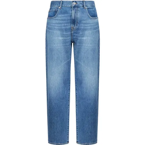 Blaue Jeans , Herren, Größe: W32 - 7 For All Mankind - Modalova