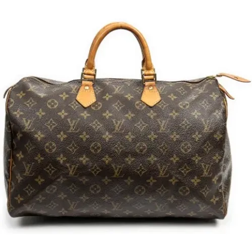 Pre-owned Coated canvas handbags , female, Sizes: ONE SIZE - Louis Vuitton Vintage - Modalova