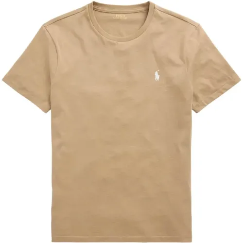Pony-Embroidered Cotton T-Shirt , male, Sizes: M, XL - Polo Ralph Lauren - Modalova