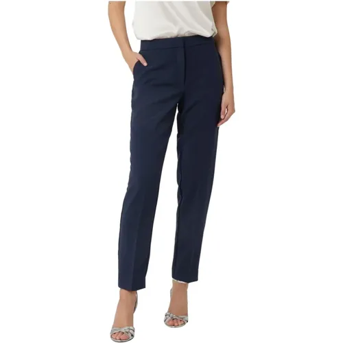 Blaue Klassische Chino-Hose für Frauen , Damen, Größe: L - Guess - Modalova