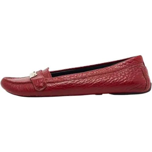 Pre-owned Leather flats , female, Sizes: 3 UK - Burberry Vintage - Modalova