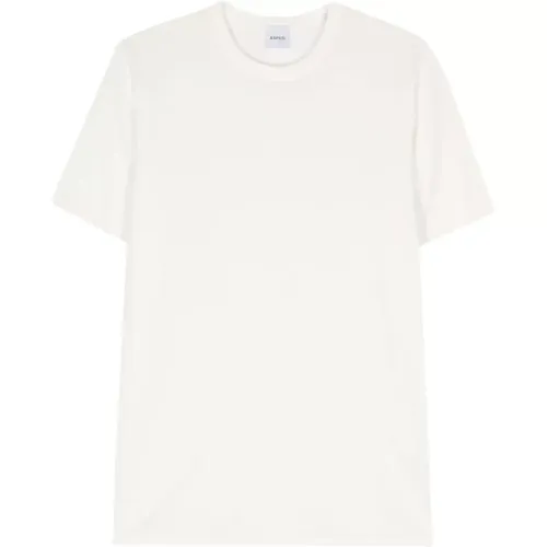 Cotton T-shirt with Ribbed Edges , male, Sizes: XL, 2XL - Aspesi - Modalova