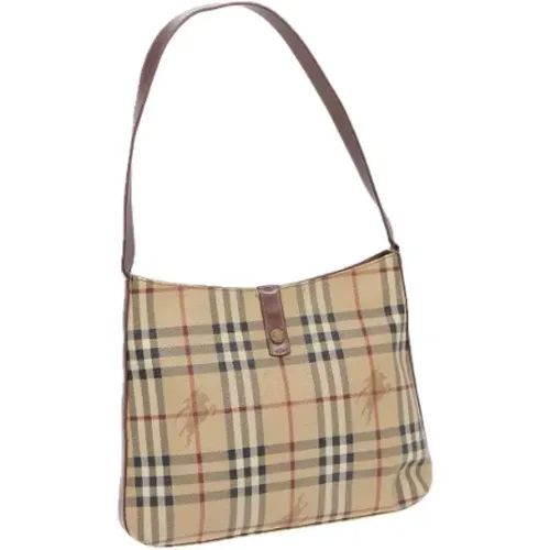 Pre-owned Canvas shoulder-bags , female, Sizes: ONE SIZE - Burberry Vintage - Modalova