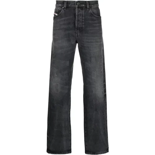 Casual Straight Cotton Jeans , male, Sizes: W34 L32, W32 L32, W33 L32 - Diesel - Modalova