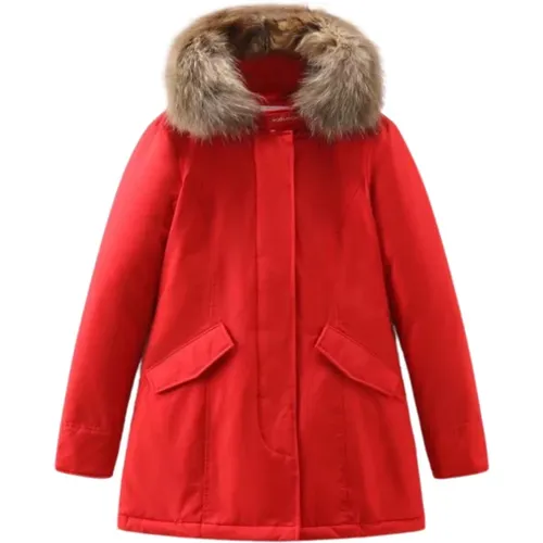 Arctic Raccoon Parka - Stylish and Warm Winter Jacket , female, Sizes: M - Woolrich - Modalova