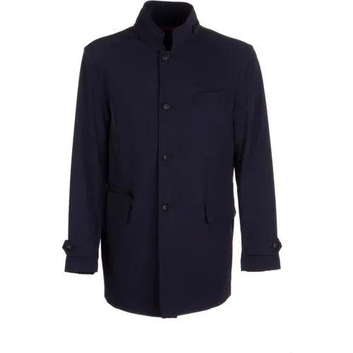 Fay , Coat ,Blue male, Sizes: XL - Fay - Modalova