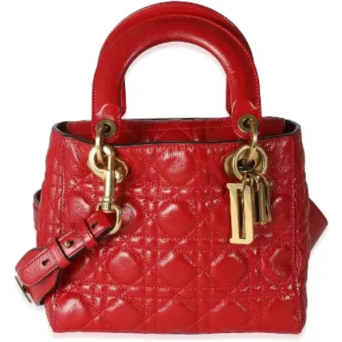 Pre-owned Leather dior-bags , female, Sizes: ONE SIZE - Dior Vintage - Modalova