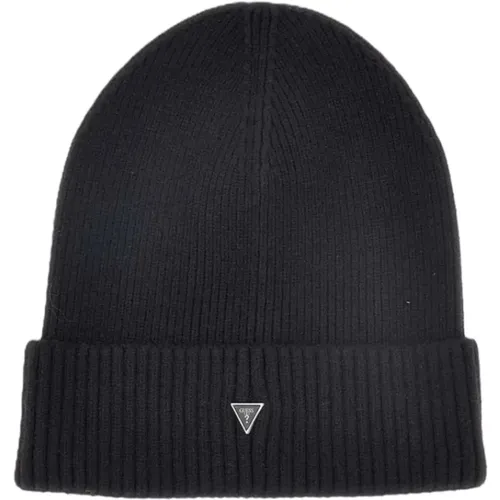 Stylische Beanie Mütze , Herren, Größe: M - Guess - Modalova