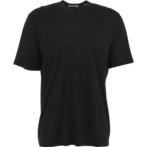 T-Shirt mit Rundhalsausschnitt, Kurze Ärmel , Herren, Größe: XL - Stefan Brandt - Modalova