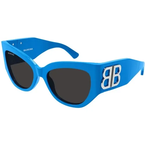 Lichtblau Graue Sonnenbrille Modell - Balenciaga - Modalova