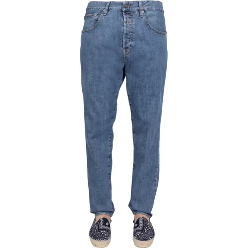 Gerades Jeans , Herren, Größe: W30 - Lardini - Modalova