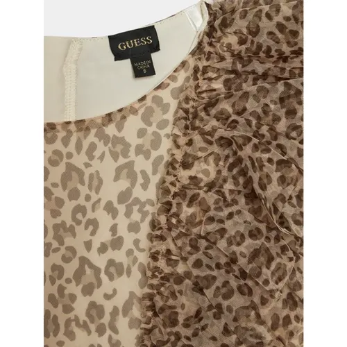 Animal Print Kleid Fit and Flare - Guess - Modalova