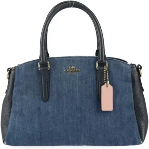 Pre-owned Denim handbags , female, Sizes: ONE SIZE - Coach Pre-owned - Modalova