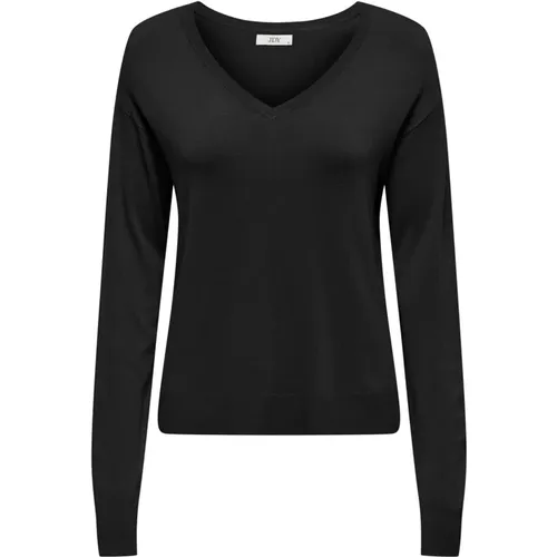 Basic V-Ausschnitt Pullover Damen , Damen, Größe: M - JACQUELINE de YONG - Modalova