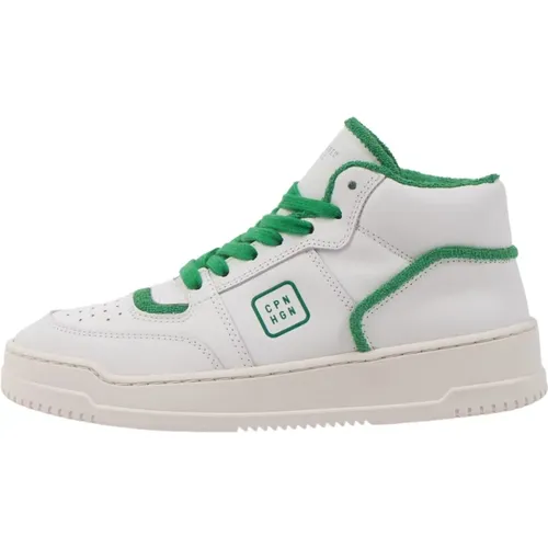 High Top Sneaker White/ Cph196 - 37 , female, Sizes: 7 UK - Copenhagen Shoes - Modalova