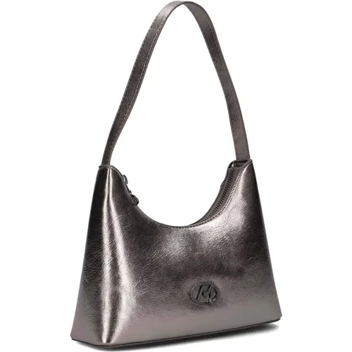 Elegante Graue Schultertasche Olivia,Stilvolle Schwarze Lederhandtasche - Mexx - Modalova