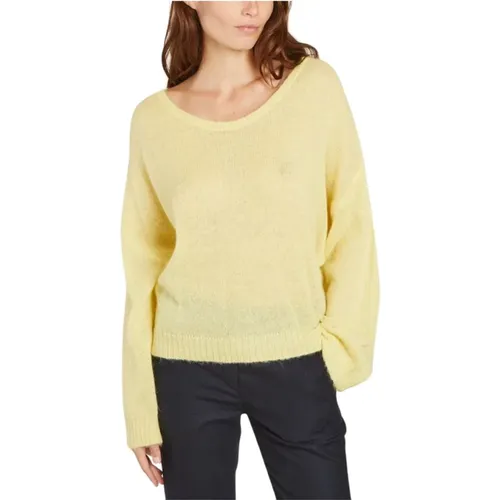 Chloé round neck knit sweater , female, Sizes: S - Karma Koma - Modalova