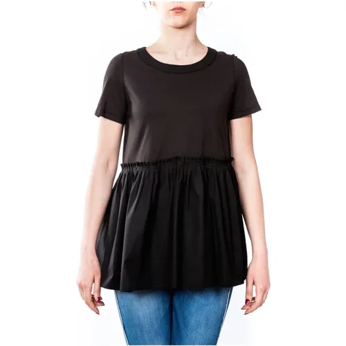Ts821J-Nero T-shirt , female, Sizes: S - Twinset - Modalova