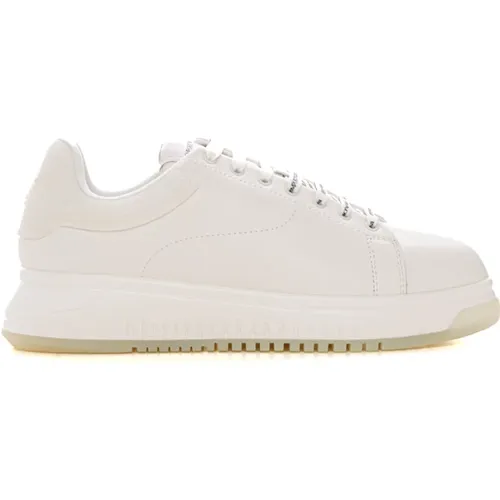 Lace-up High-top Sneaker , male, Sizes: 9 UK, 11 UK - Emporio Armani - Modalova